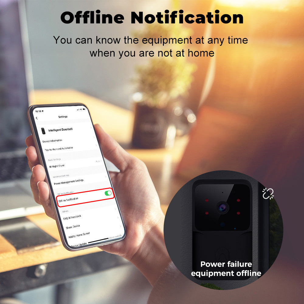 wifi video doorbell with intercom