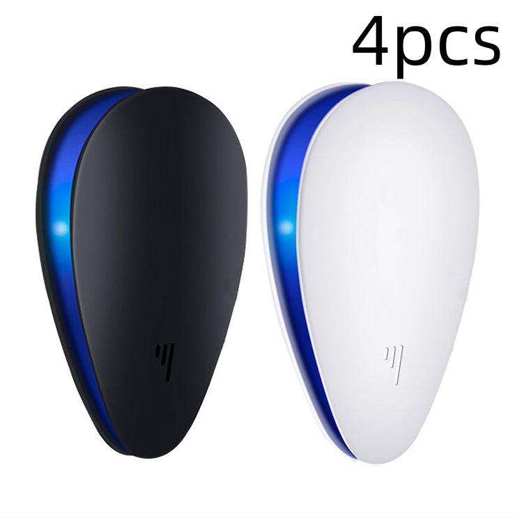 Ultrasonic mosquito repellent with LED light
