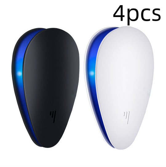 Ultrasonic mosquito repellent with LED light