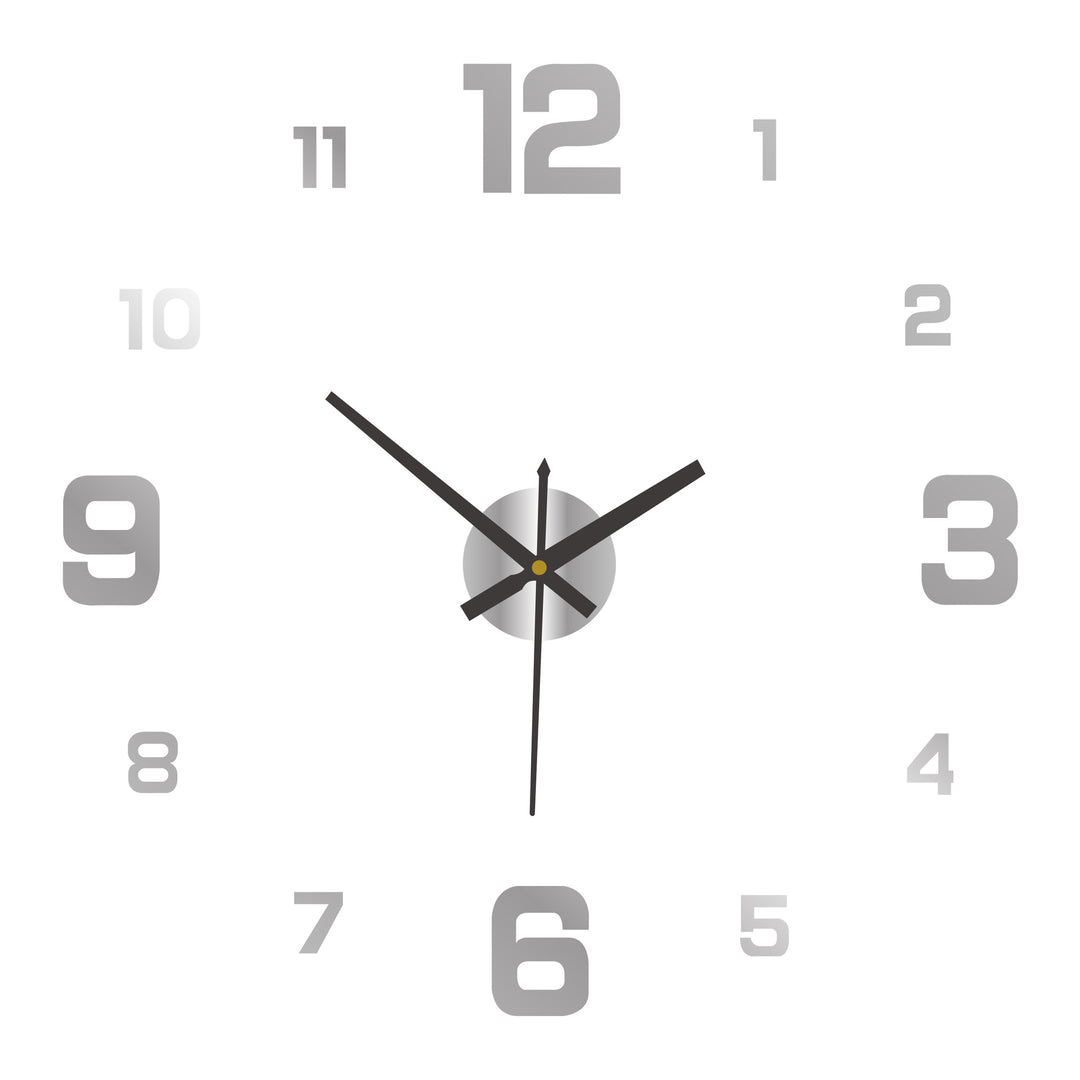 diy luminous wall clock