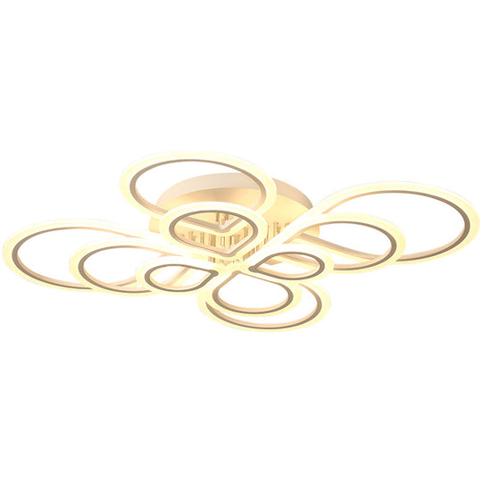 Annular Atmosphere Simple LED Ceiling Light