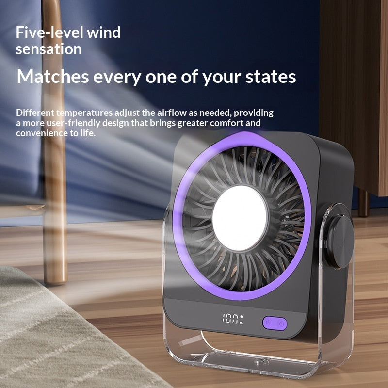 rechargeable USB desk fan