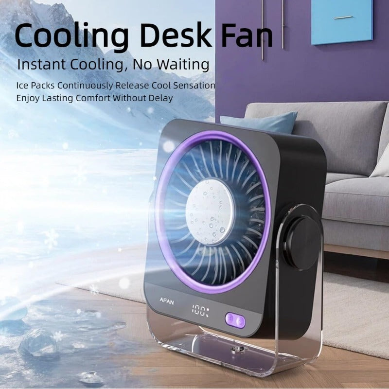 rechargeable USB desk fan