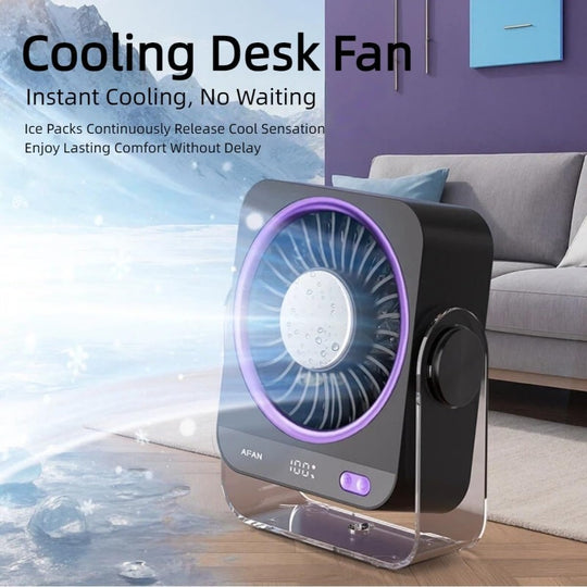 rechargeable USB desk fan