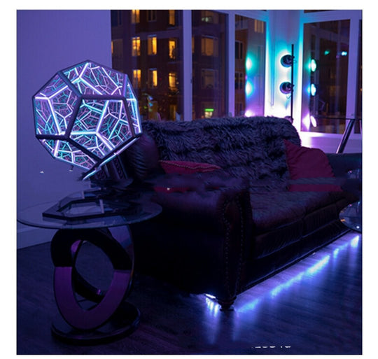 infinite dodecahedron galaxy projector